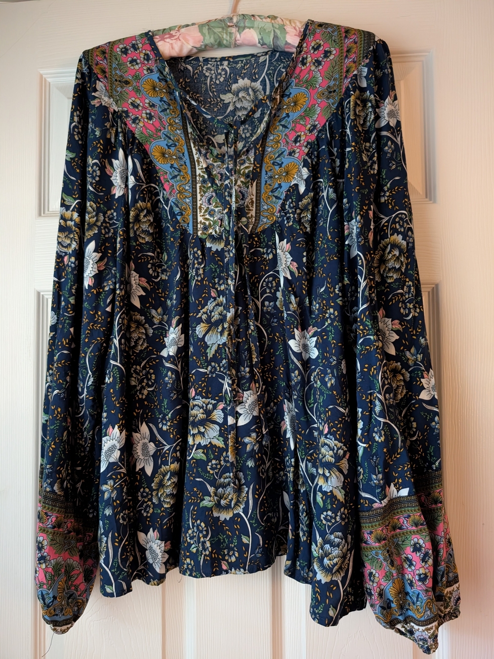 Beautiful Boho Floral Tunic